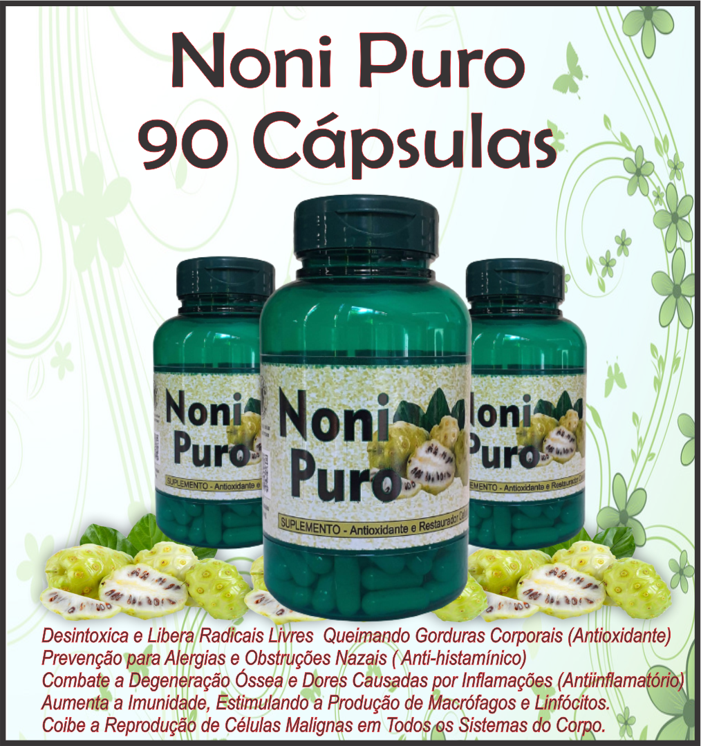 Noni Puro - 90 Cápsulas