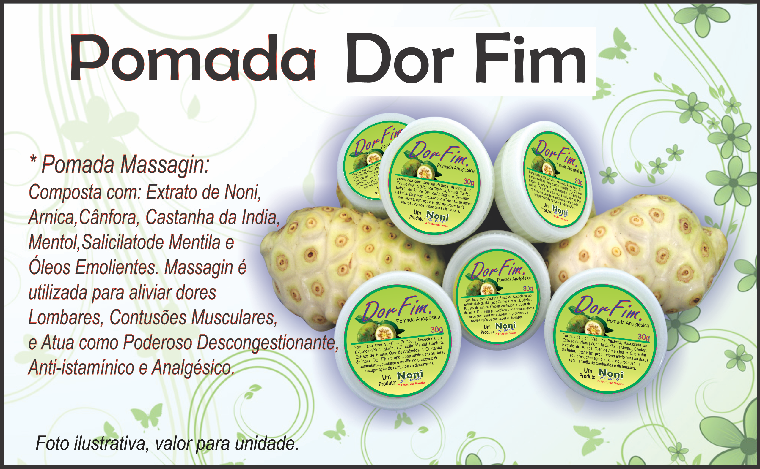 Pomada Analgésica Dor Fim